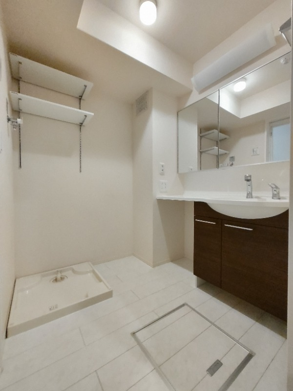 洗面所が広く使いやすそうです