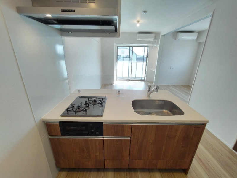 収納多数の使いやすいキッチン