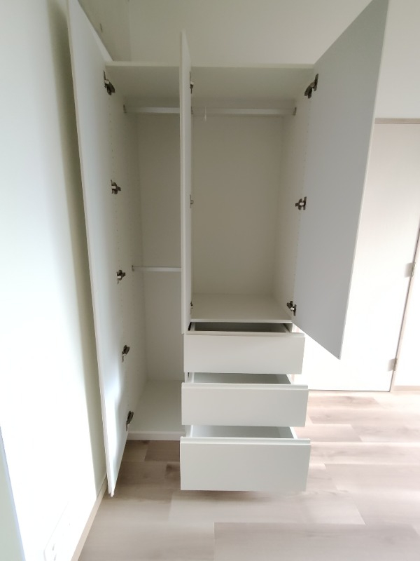 各部屋にクローゼット完備