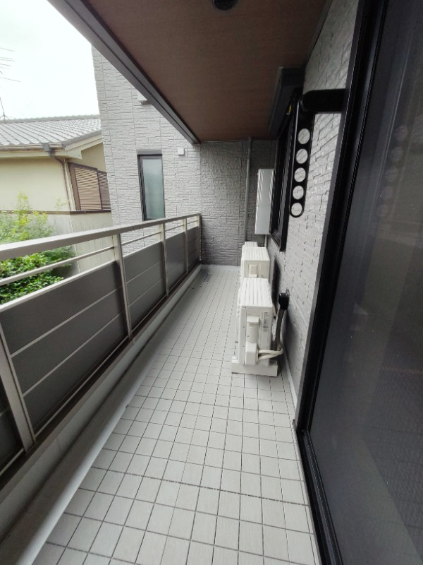 広めのバルコニーは気持ちが良いです