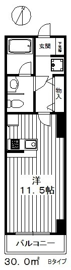 ゆったり使える間取り。設備も充実※反転タイプ