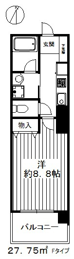 ゆったり使える間取り。設備も充実