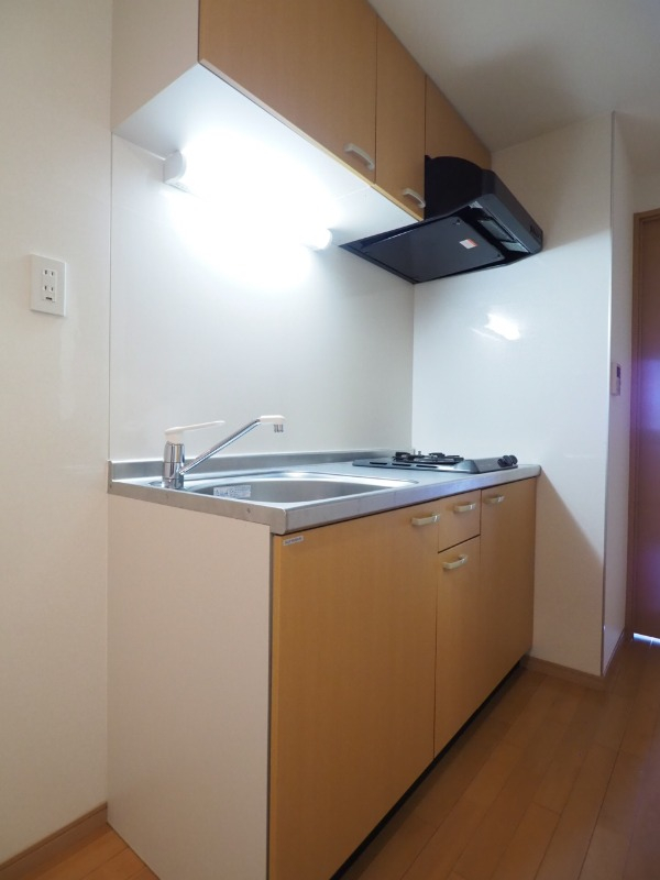 2口ガスコンロがついて使いやすいキッチン ※別部屋参考