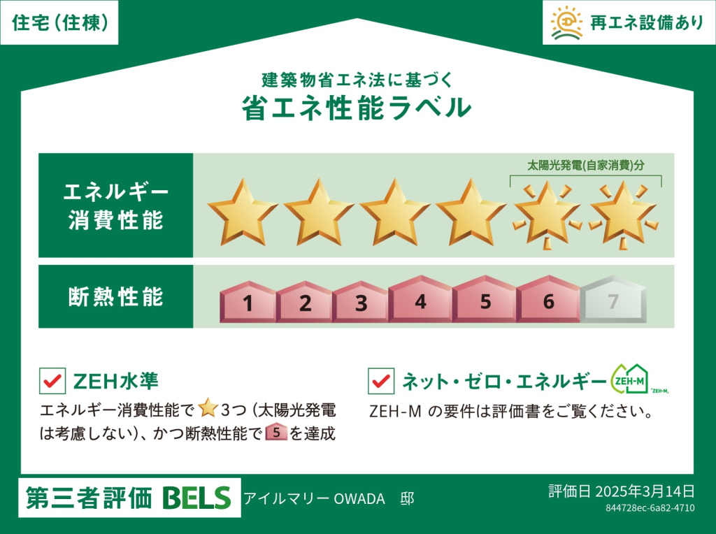 省エネ性能ラベル（住棟）