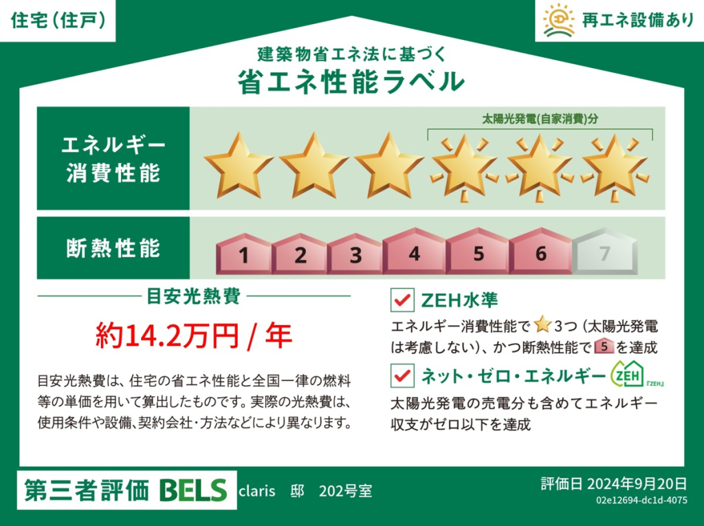 ＺＥＨマーク（住戸）