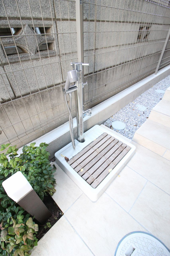 ペット足洗い場