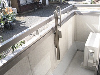 バルコニー(別の部屋の写真です)