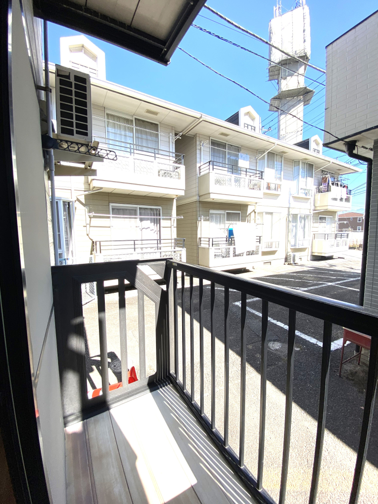 洗濯物が干せるベランダ