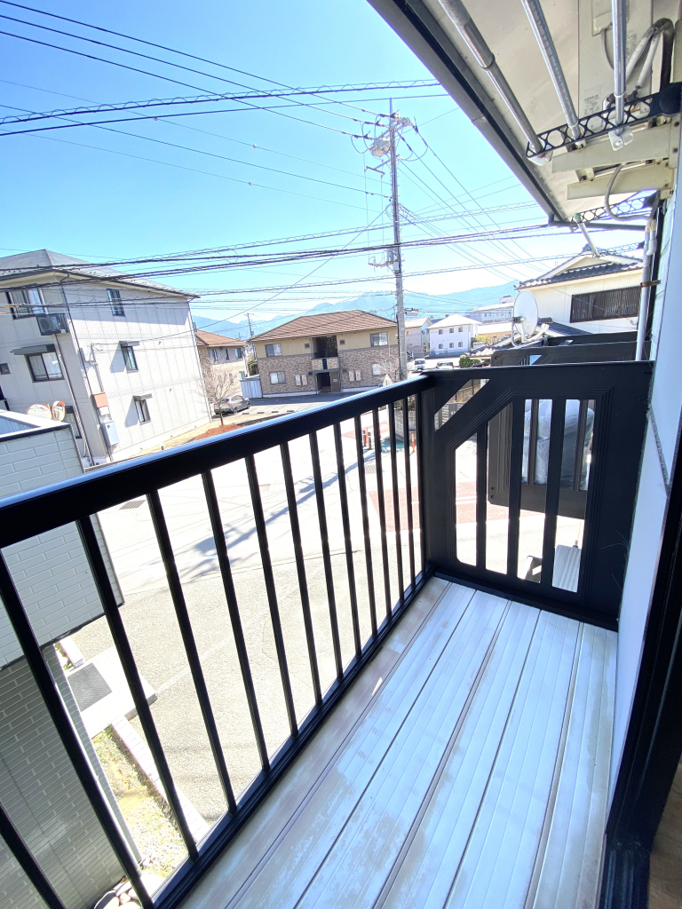 洗濯物が干せるベランダ