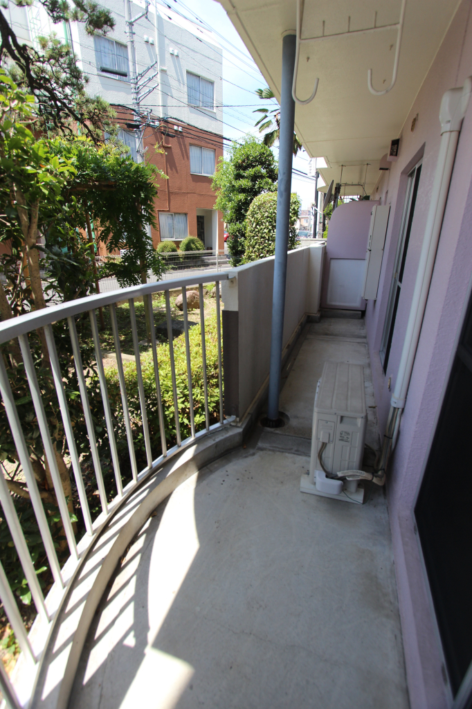 広々バルコニー