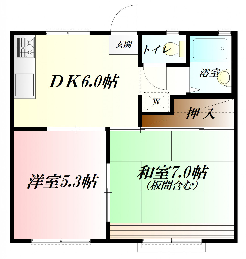 引戸を外せばＬＤＫ風にも使用の出来る便利な間取り♪