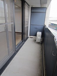 ベランダも広々しています