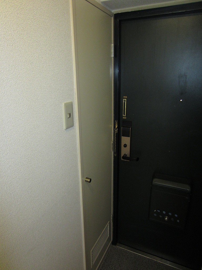 左の扉がシューズボックスです