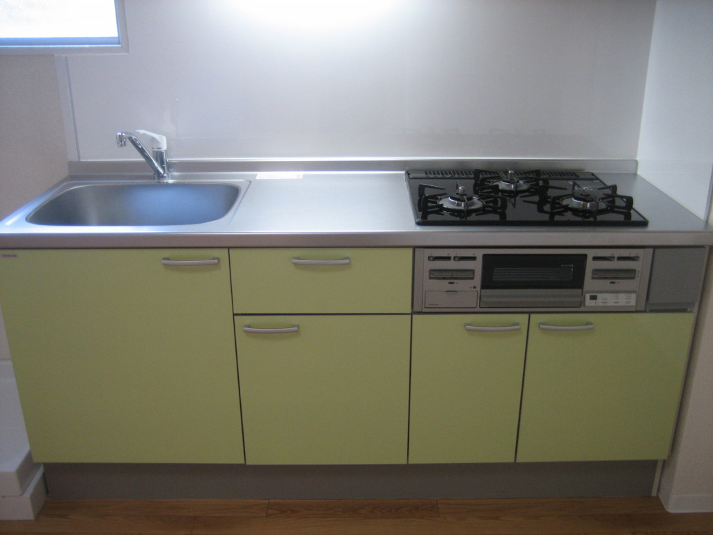 3口ガスシステムキッチン！