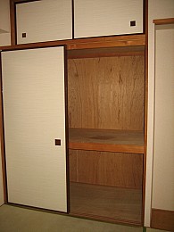 押入内部です！