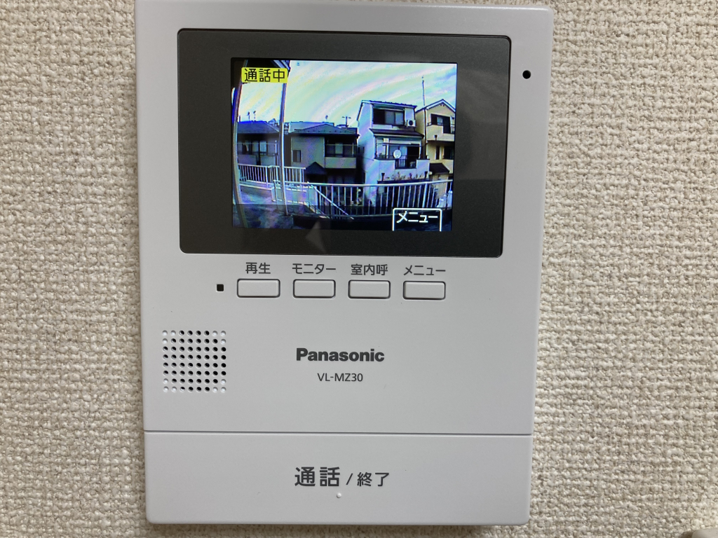 カラー液晶モニターホン(録画付）完備！