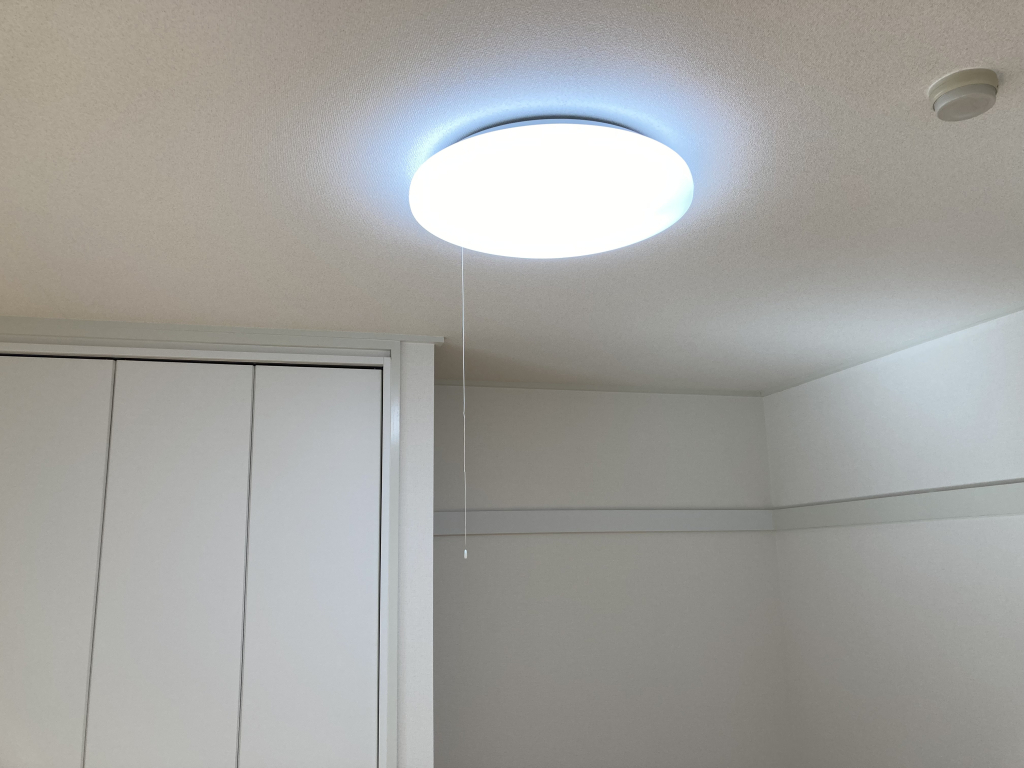 照明器具付きです