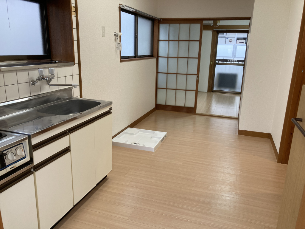 ゆったりしたダイニングキッチンスペースです！