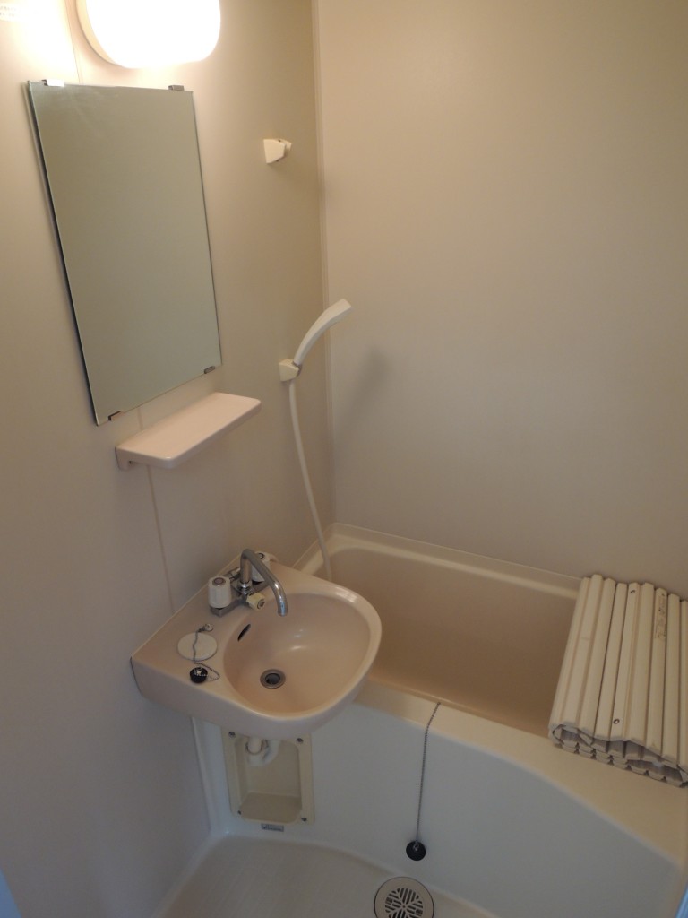 ゆったりした浴室内！