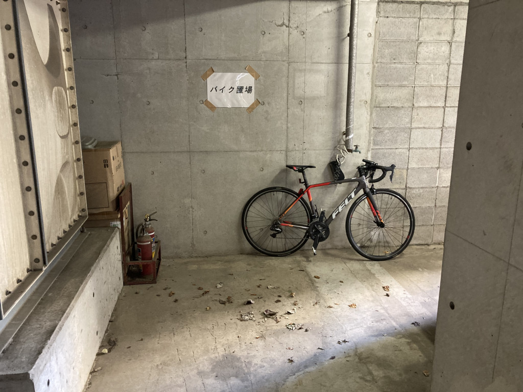 バイク置場！