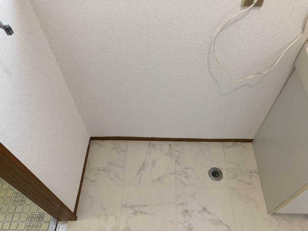 室内洗濯機置場です。