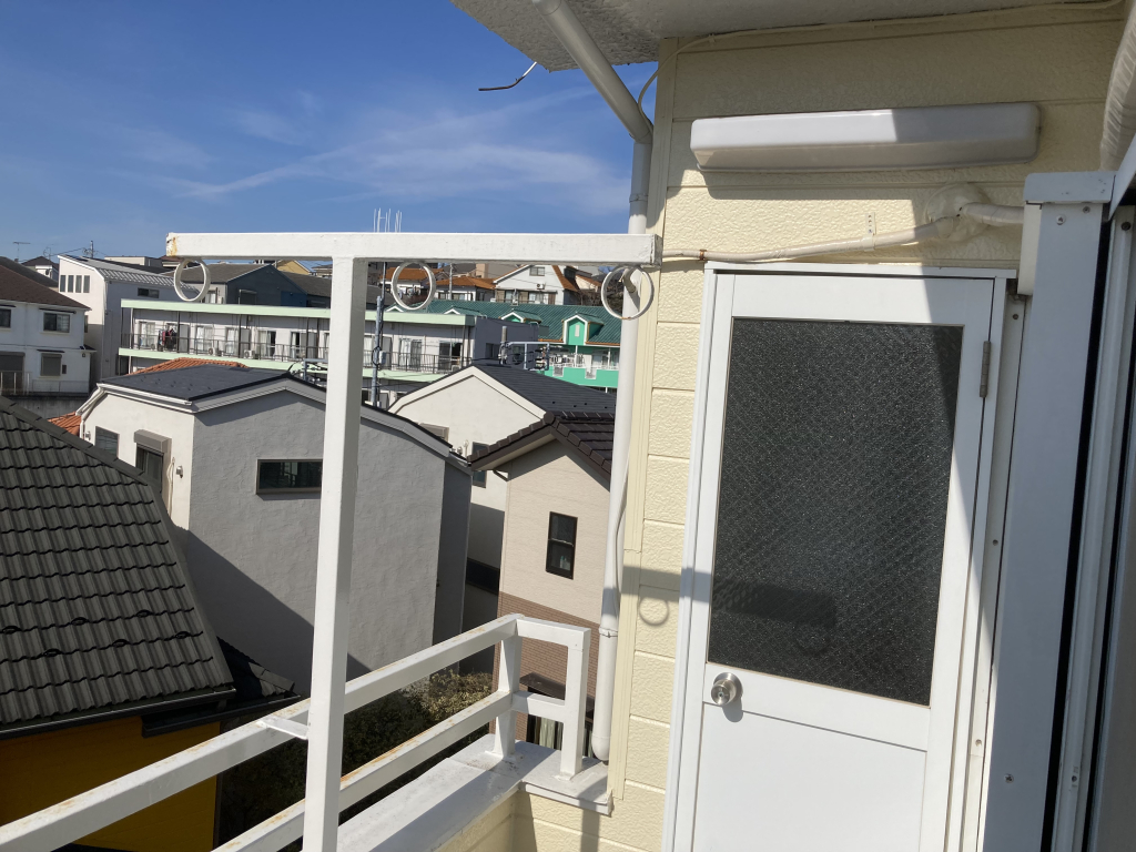 2階に洗濯物が掛けられます！