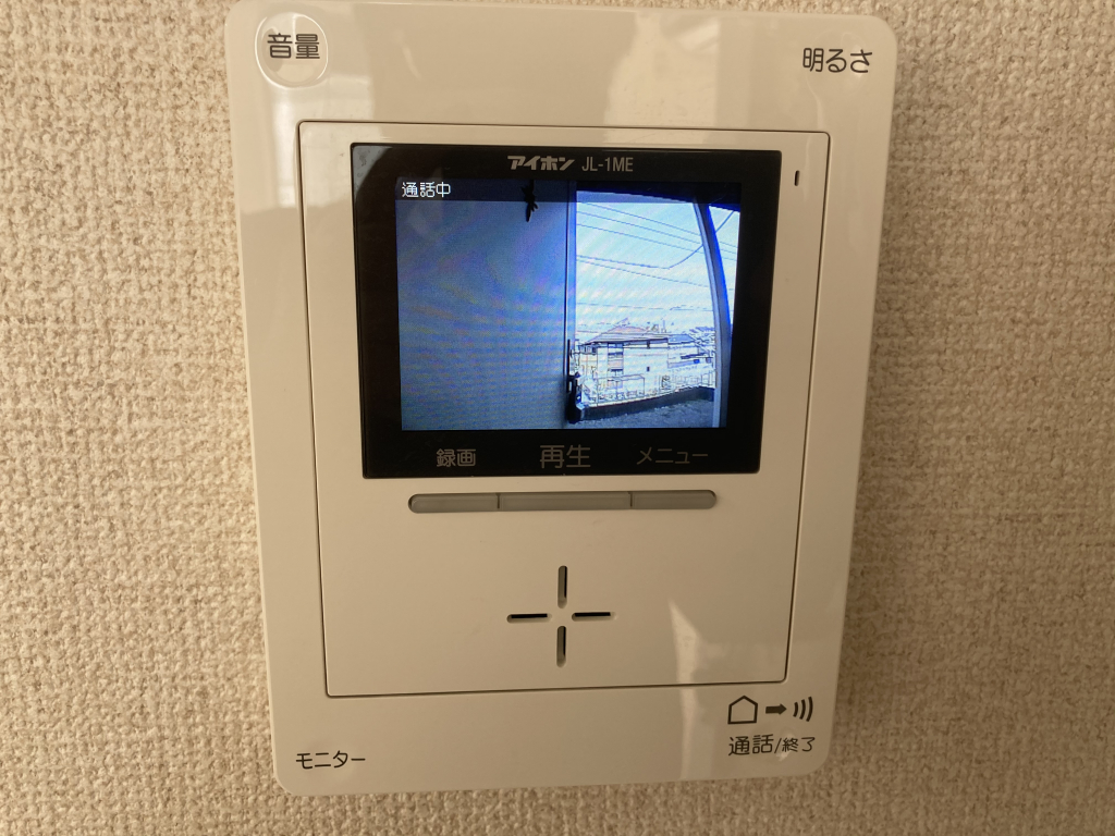 カラー液晶モニターホン設置！
