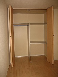クローゼット内部です！