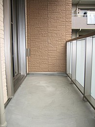 ワイドなバルコニー！