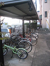 敷地内駐輪場があります！