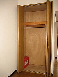 クローゼット内部です！