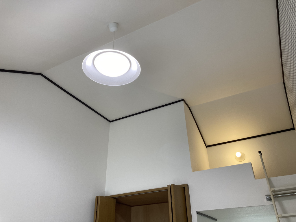 天井照明器具付です！