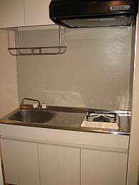 使い易い1口ガスシステムキッチン！