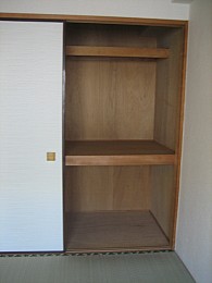 一間の収納！