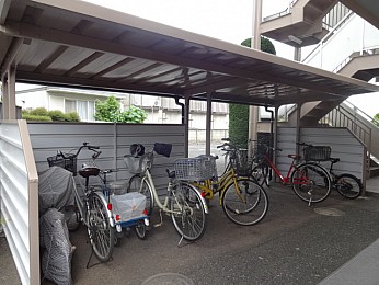 屋根付き駐輪場