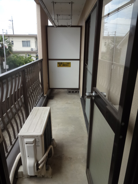 陽当たりの良いバルコニー