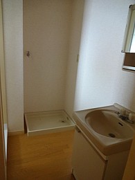 独立した洗面所