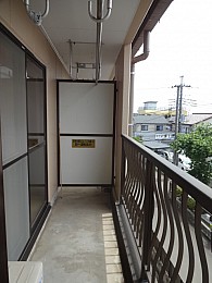 陽当たりの良いバルコニー