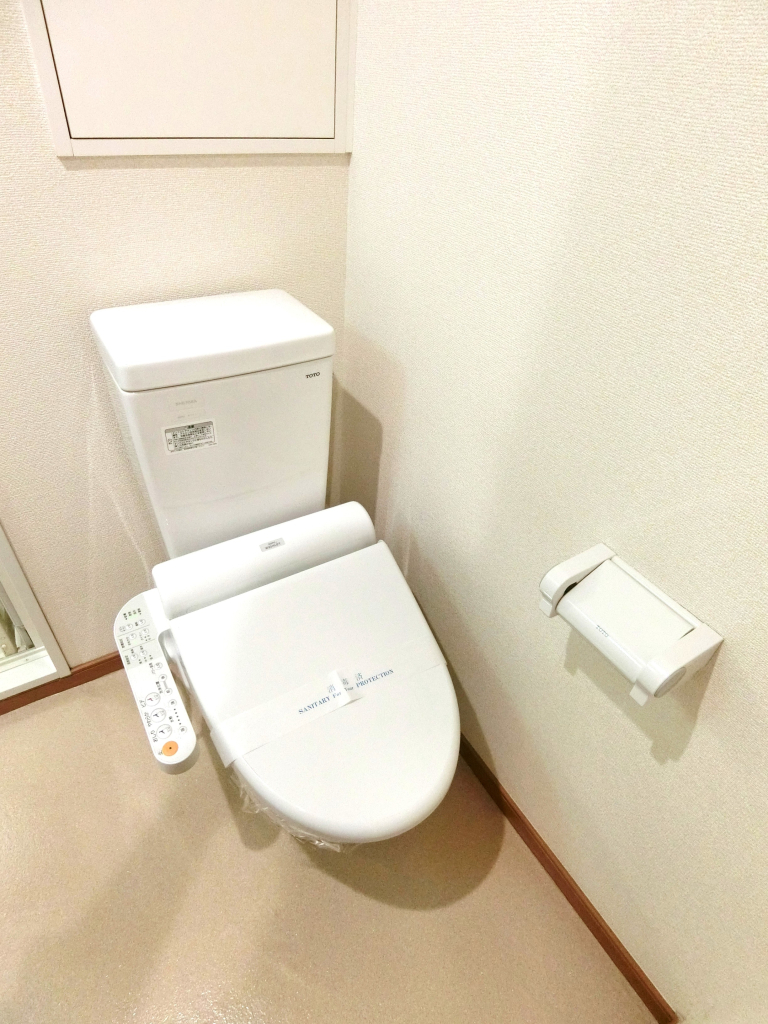 うれしいウォッシュレット付きトイレ
