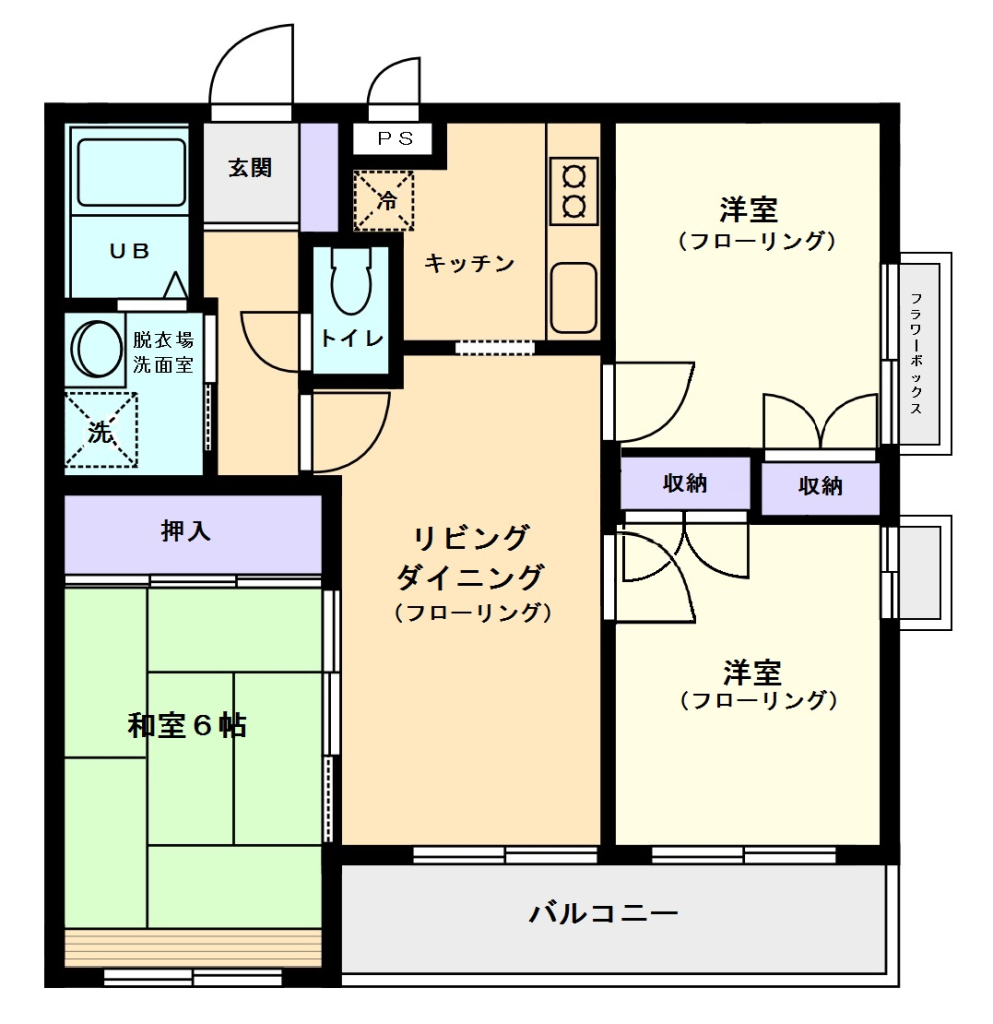 間取図(平面図）