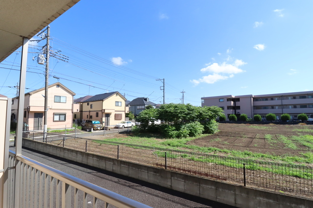 バルコニーからの景色！