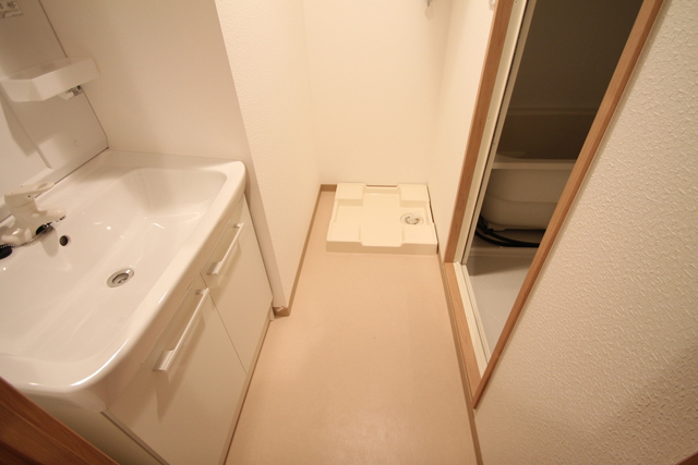 室内洗濯機置き場！