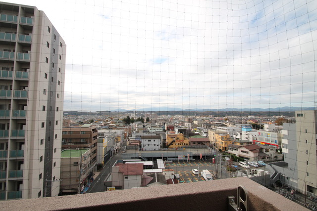 バルコニーからの景色！