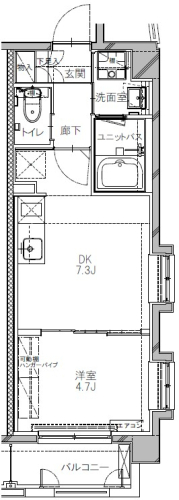 南向き角部屋。明るい部屋にオシャレなダイニング。