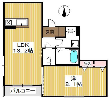 開放感のある間取が嬉しいですね。