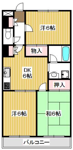 ゆったり3LDK。環境も良好です。