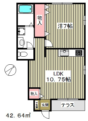 ゆとりある間取りで設備も充実♪※間取りは反転タイプ
