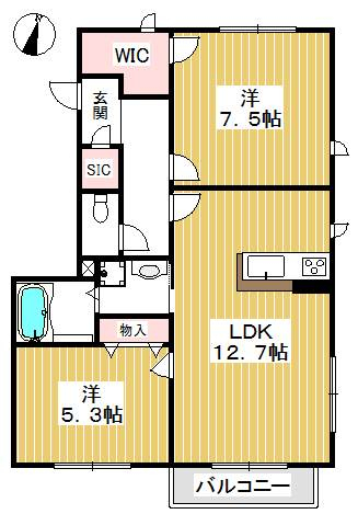 広い間取りとたっぷり収納が嬉しいですね。