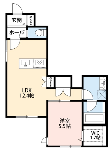 【ペット共生型】住環境整った角部屋の2LDKタイプ
