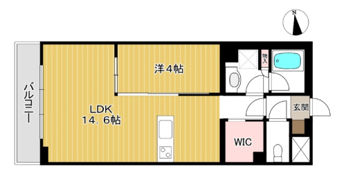 レイアウトのしやすい1LDKタイプ